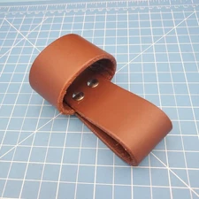 Hammer Holster Axe Tool Holder Brown Leather Belt Loop Pouch Case Heavy Duty