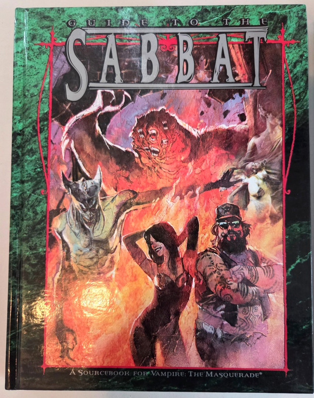 Vampire Masquerade Guide to Sabbat roleplaying hardback FREE US MEDIA MAIL