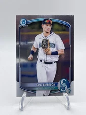 Colt Emerson 2025 Bowman Chrome Prospects Colt Emerson #BCP-17 (RC) Mariners