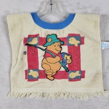 Vintage Winnie the Pooh Towel Poncho  No fuss, no rush, no bother  
