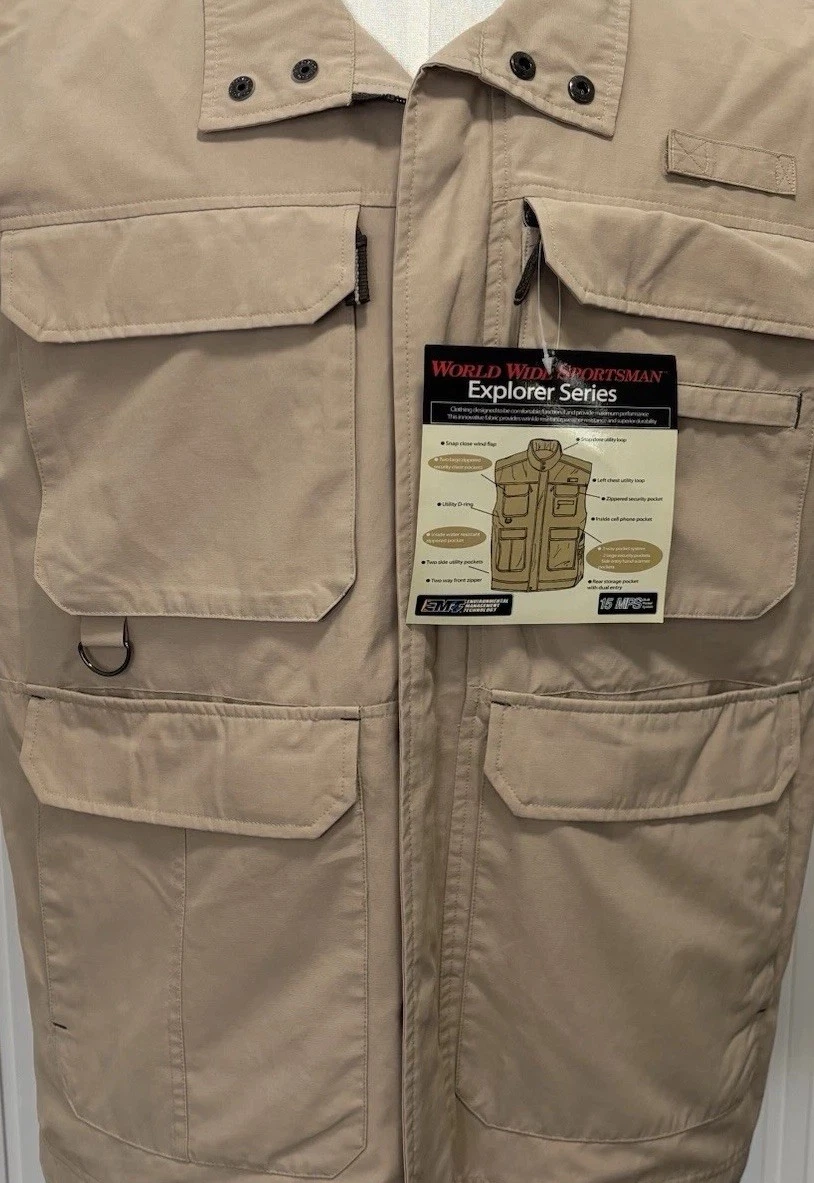 World Wide M Vest Sportsman Beretta Explorer Series Hunting Utility Tactical Men