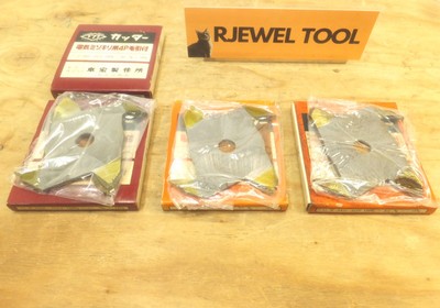 Chisel Finish Groove Cutting Cutter Blade Width 3.0/3.6/6.0mm 4set Unused
