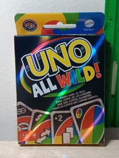 UNO ALL WILDS Edition Card Game Mattel 112 Cards 2-7 Players