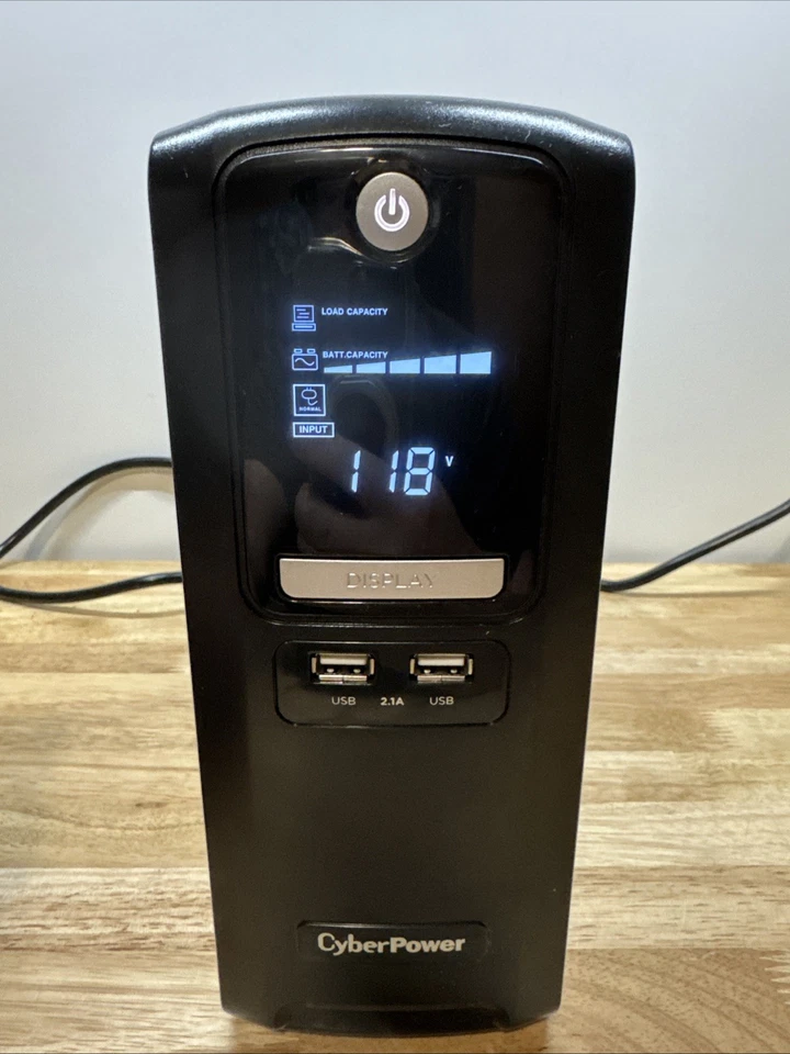 CyberPower CST135XLU 1350VA 810W AVR LCD and USB 2.0 UPS System Works - Image 3 of 4