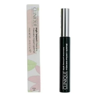 CLINIQUE HIGH IMPACT MASCARA 01 BLACK .28 OZ / 7 ML FULL SIZE NEW $27
