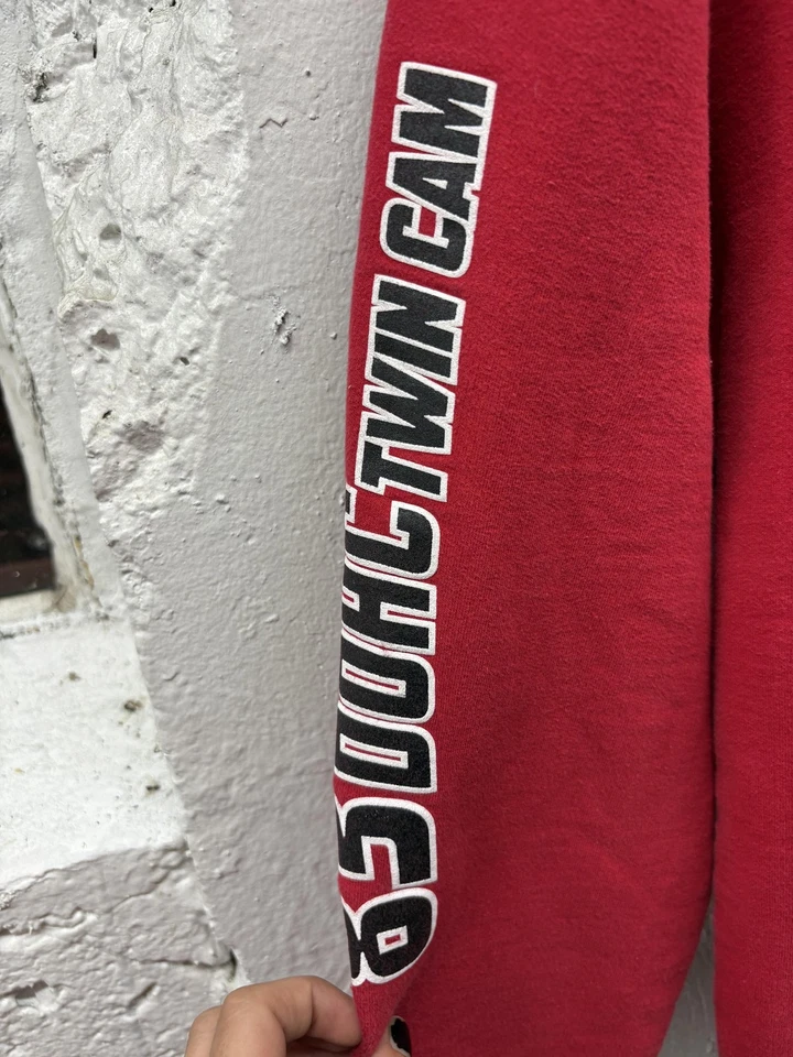 DGK Hoodie Mens Small Red Hachi Roku 1983 Car Graphic Japanese Streetwear Anime - Image 3 of 4