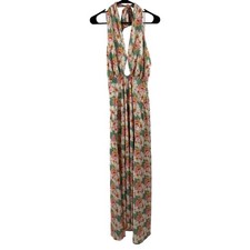 ASTR THE LABEL Giova Dress Size Small Maxi Wedding Cocktail Evening Floral Satin