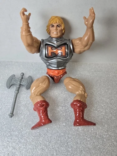 He-Man Battle Armor He Man MOTU Vintage 1980s Masters of the Universe Figure