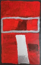 KUDDITJI  KNGWARREYE, Highly Collectable Aboriginal Art,Incl Progress photos.