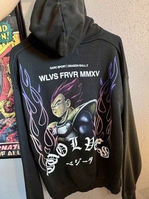Darc Sport X DBZ One of Us Bishop Hoodie Medium Black Dragon Ball Z Rare LTD