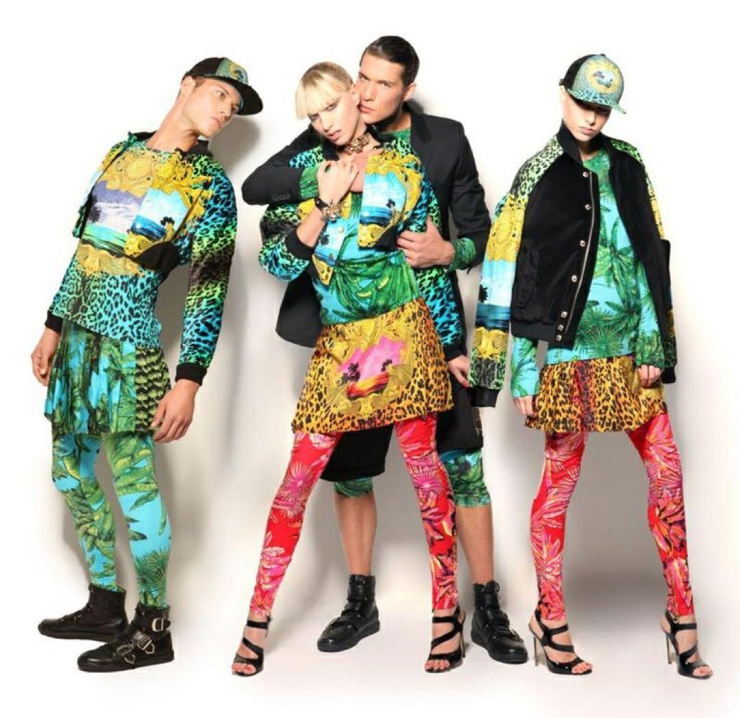 USED H&M VERSACE COLLABORATION BOMBER JACKET QUILTED VERYGOOD thumbnail 11