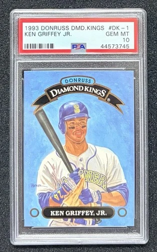1993 Donruss Diamond Kings Ken Griffey Jr #DK-1 PSA 10 Gem Mint POP 61