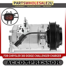 A/C Compressor with Clutch for Chrysler 300 07-10 Pacifica Dodge Charger Magnum