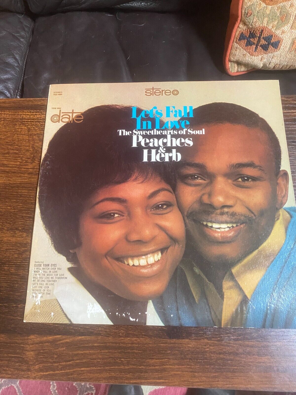 Lets Fall In Love The Sweethearts Of Soul Peaches And Herb TES 4004 Date Stereo 