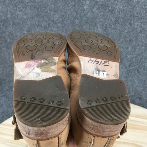 Stivaletti Caterpillar donna 9 larghi bianca beige comodi casual blocco - Foto 12 di 17