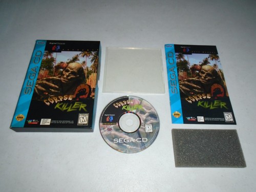 Corpse Killer with box and manual! ☆☆ Complete CIB (Sega CD) game