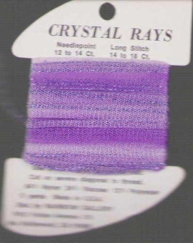 Crystal Rays Variegated Ribbon Rainbow Gallery Cross Stitch Needlepoint Choice - Picture 6 of 16