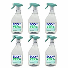 Image of NEW Formula 6 x Ecover Window and Glass Cleaner Spray 500ml Green Tea Grapefruit