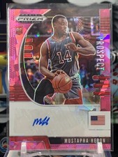 2020 Panini Prizm Draft Picks PA-MU Mustapha Heron Prospect Pink Ice Auto RC 5Y