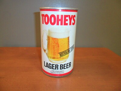 TOOHEYS Empty Beer Can Pull Tab, 24 OZ, Australia, Steel Can, Bottom Open