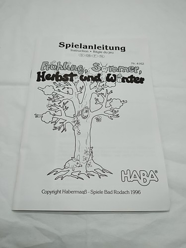 Haba Frugling, Sommer, Herbst, Und Winter German Family Children Board Game - Picture 7 of 15