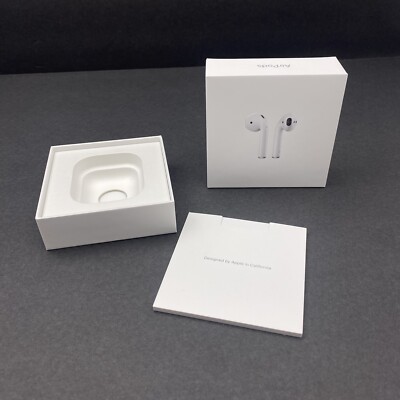 Genuine  APPLE AirPods w/ Charging Case MV7N2AM/A BOX ONLY for