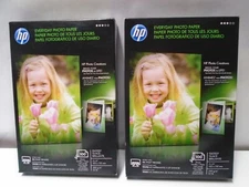 HP Everyday Photo Paper 4x6 Glossy 100 Sheets 2x Lot SEALED