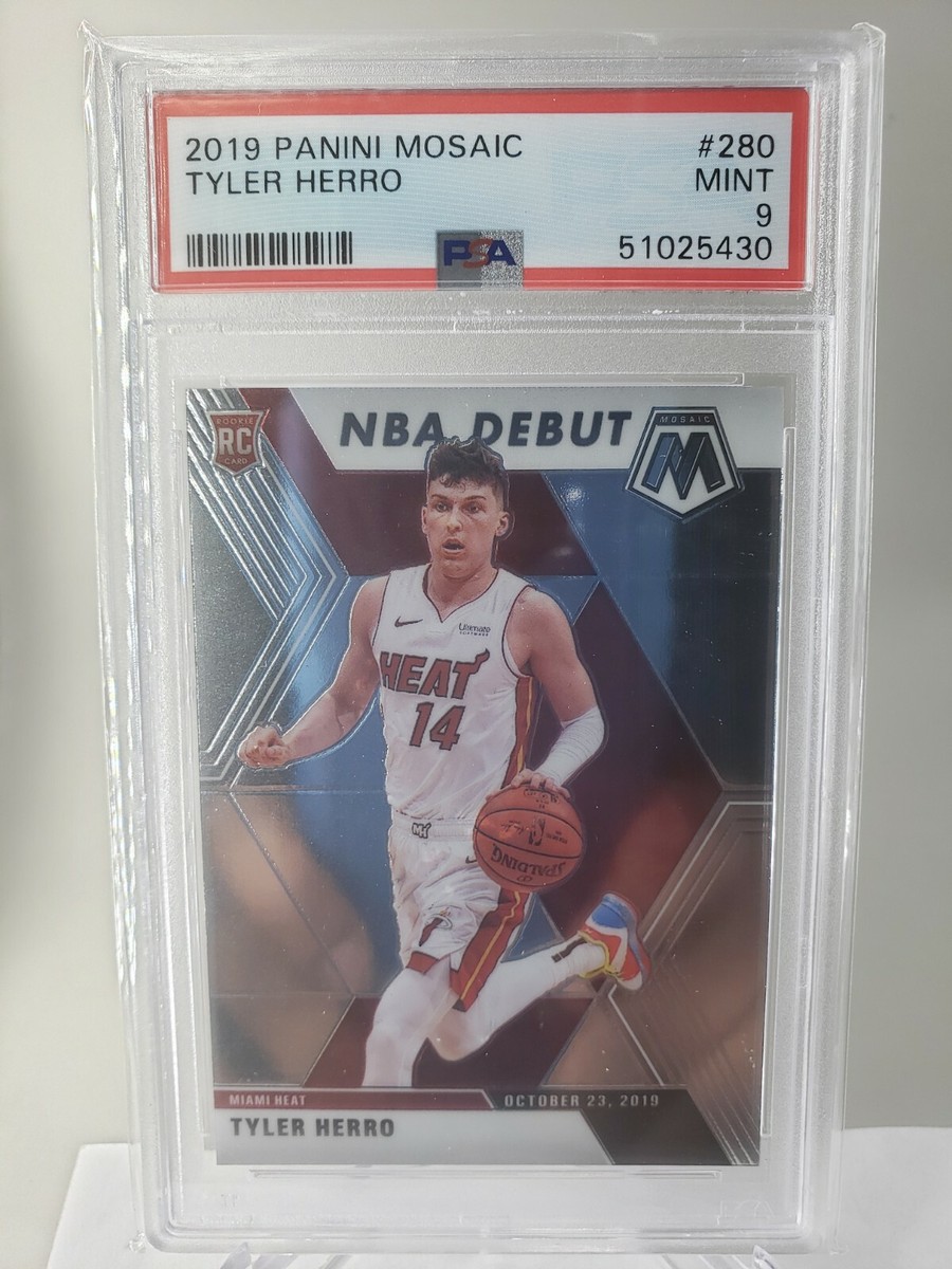 その他 Tyler Herro Mosaic auto RC card 2019-20 Panini Mosaic NBA Debut TYLER HERRO PSA 9 MINT #280