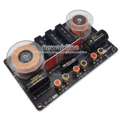 1pcs 800W 2 Way 2 Unit High-Low Speaker Frequency Divider   Crossover Board #T6