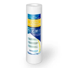 Sediment Water Filter Cartridge 1 Micron 10"x 2.5", Four Layers of Filtration,