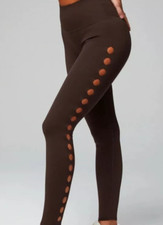 Fabletics Sculptknit High-Waisted Leggings Cacao Brown Medium NWT