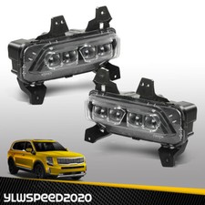 Fit For 2020-22 Kia Telluride Left Right Led Driving Lamp Front Fog Light Kit