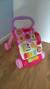 vtech first steps baby walker pink