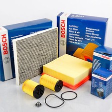 BOSCH Ölfilter Luftfilter Aktivkohlefilter Ölablass für OPEL CORSA D 1.0 -1.4