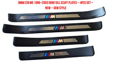 Bmw E39 M5 19962003 Door Sill Scuff Plates 4pcs Set New Fast Ship