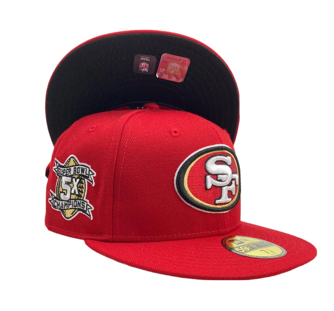 New Era San Francisco 49ers Super bowl 5x champions 59Fifty fitted