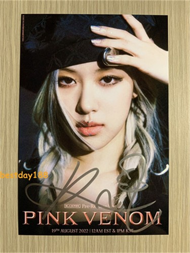 BLACKPINK Rosé handsigniertes Foto signiertes Foto Original 15,2 cm x 10,2 cm - Bild 2 von 10