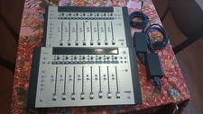 Two Euphonix MC Mix Silver 8-Fader Eucon Audio Daw Control Surfaces - For Parts