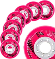 HYPER CONCRETE+G wheels 80mm/84A - 8 WHEELS - PINK   inline skates wheels