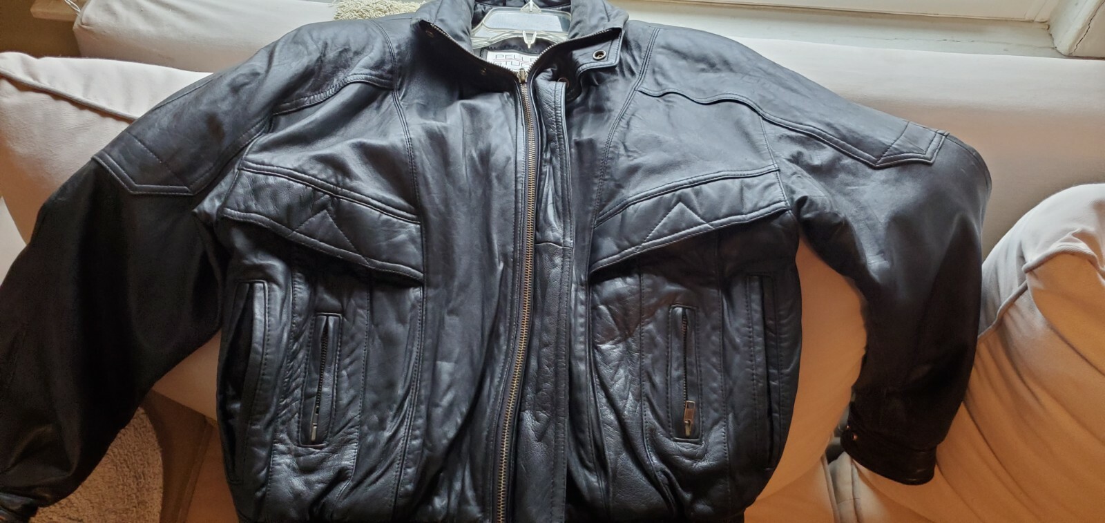 Pelle Studio mens "MEDIUM"  leather jacket  -USED - image 3