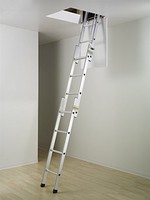 Hailo 3 Section Aluminium Loft Ladder Hailo 3 Section Aluminium Loft Ladder