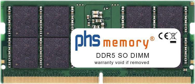 PHS-memory 32GB RAM Speicher passend für Acer Nitro 5 AN515-46-R56G DDR5 SO DIMM