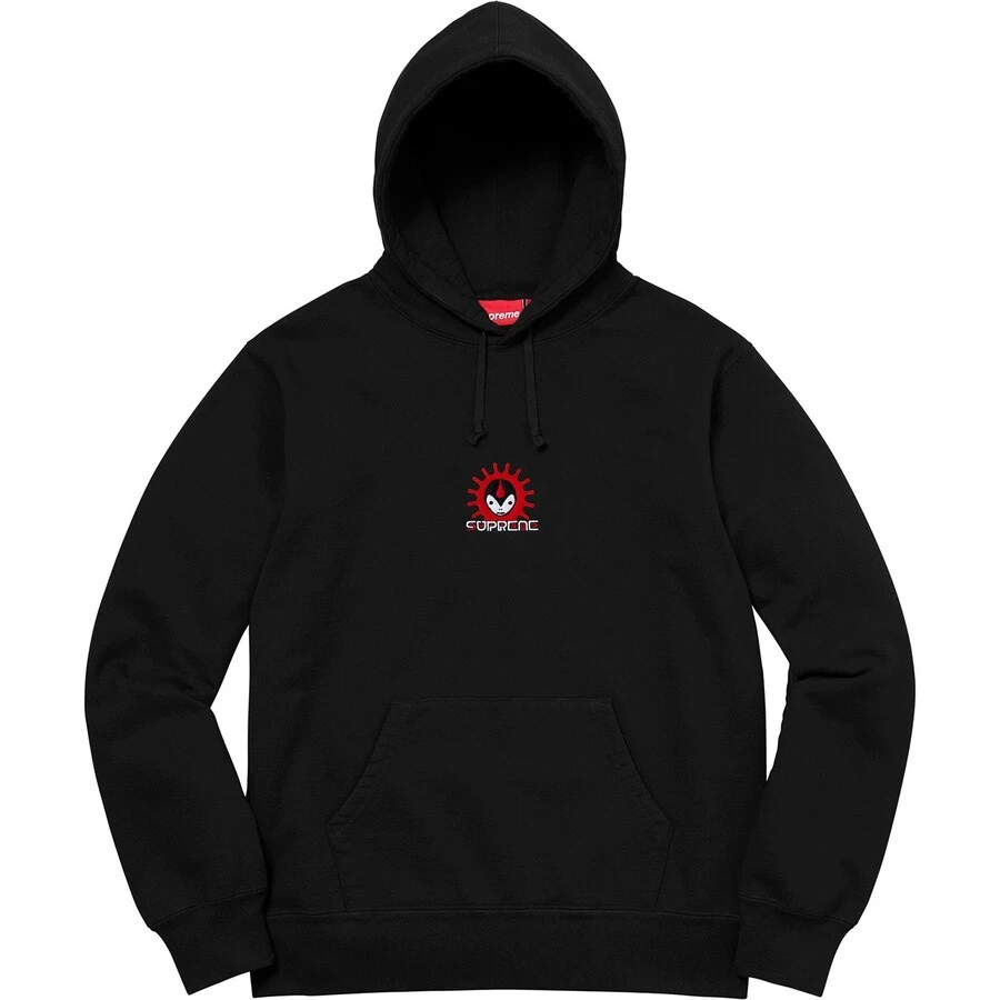 Sweat shirt à capuche vampire Supreme noir moyen F/W 18