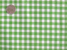 LIME GREEN 1/4" GINGHAM VINYL OILCLOTH TABLECLOTHS DINING PATIO SIZES 48x48-108