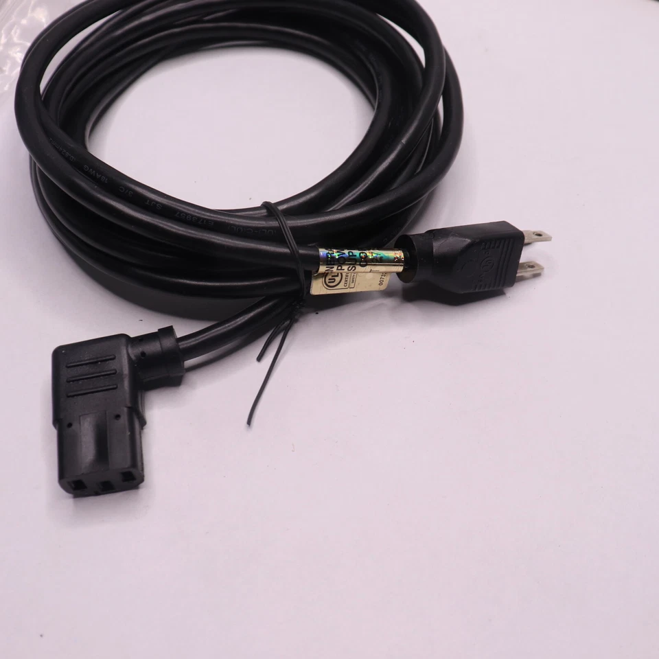 Tripp Lite Standard Computer Power Cord Black 18AWG 10A/125VAC 14" P006-014-13RA - Image 3 of 4