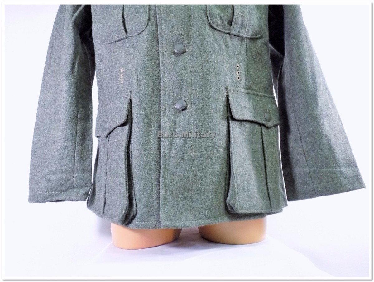 WW2 German Army M36 Grey Type Wool Jacket - Well Made Repro
