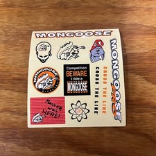 OLD MID SCHOOL MONGOOSE MAURICE STICKER DECAL MIX VARIETY BMX BIKE NOS