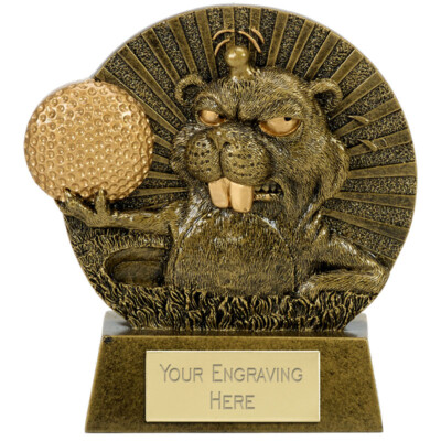 Personalisierte gravierte Golf Angry Mole Great Player Team Award