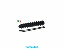 SOFFIETTO IN GOMMA NERA PER PROTEZIONE CAVI TIMONERIA CON FASCETTE IN PLASTICA