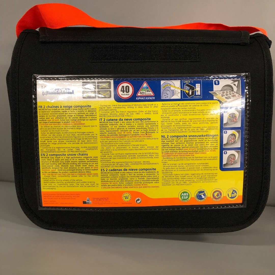 Michelin Easy Grip Snow Chains Textile x2 Easy Fit Tread Safety Metal